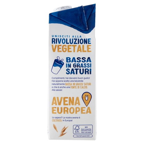 Bevanda a Base di Avena 100% Vegetale, 1 l